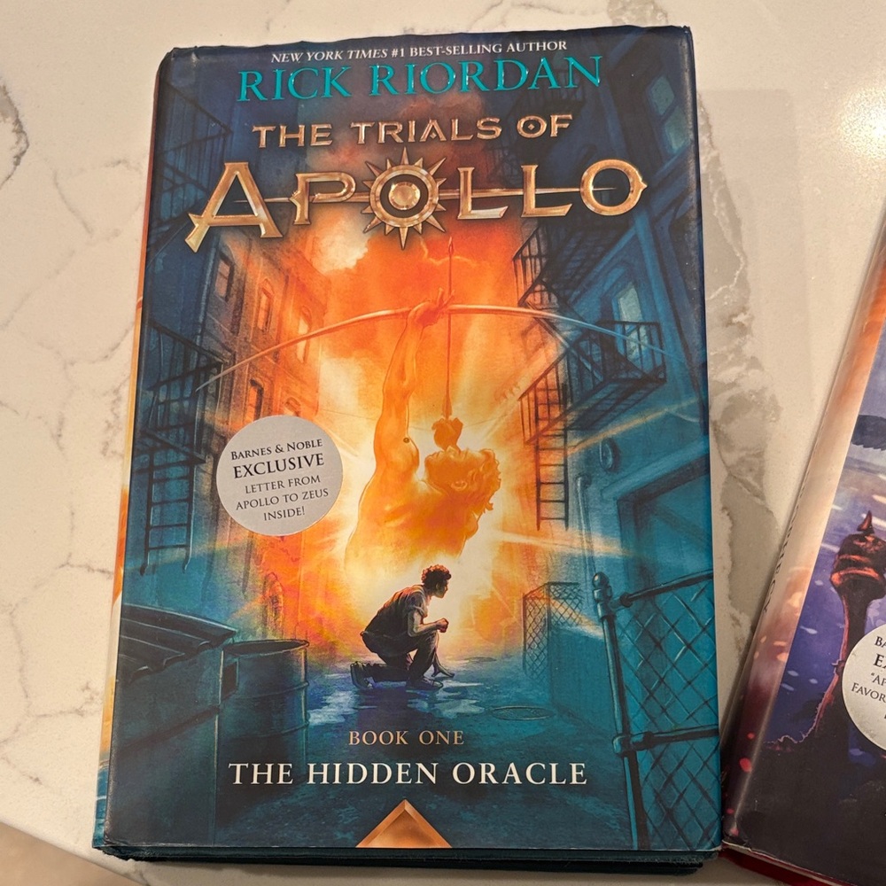 Trials of Apollo Books: Hidden Oracle, Dark Prophecy, Burning Maze, Rick Riordan